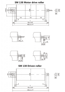 motor drum sm 138 4